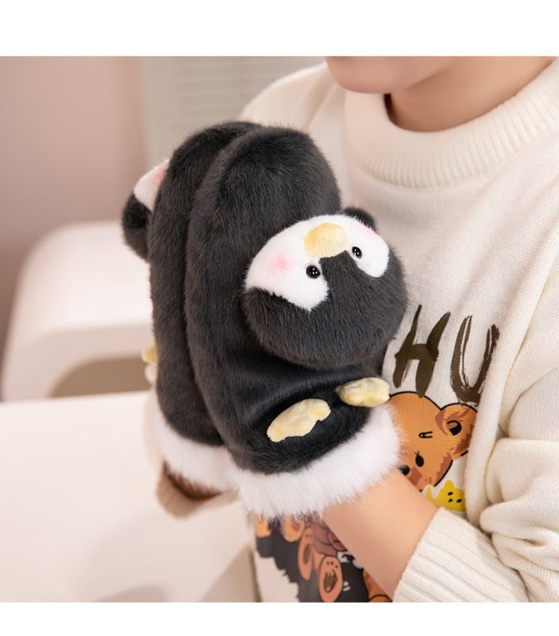 Snuggle Buddies Plush Gloves