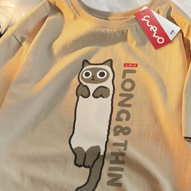 Stretchy & Sassy Cat Tee