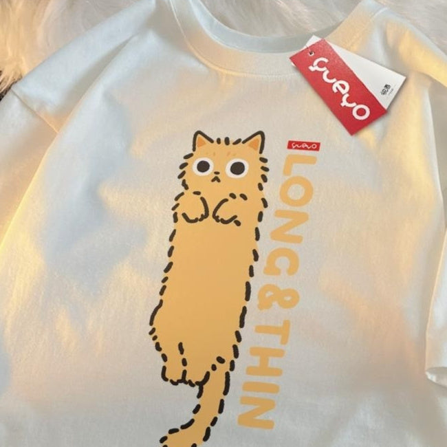 Stretchy & Sassy Cat Tee