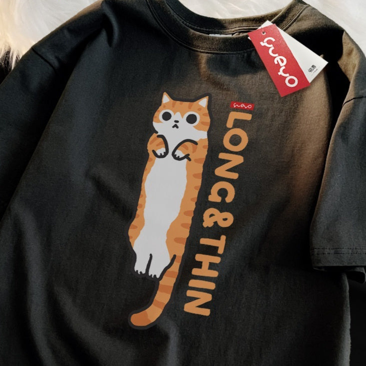 Stretchy & Sassy Cat Tee