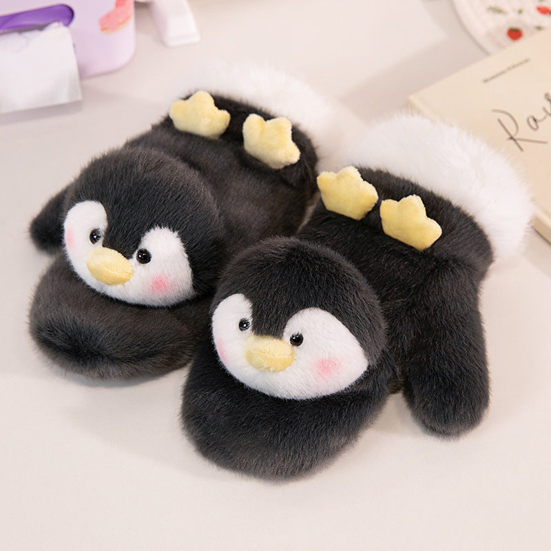 Snuggle Buddies Plush Gloves